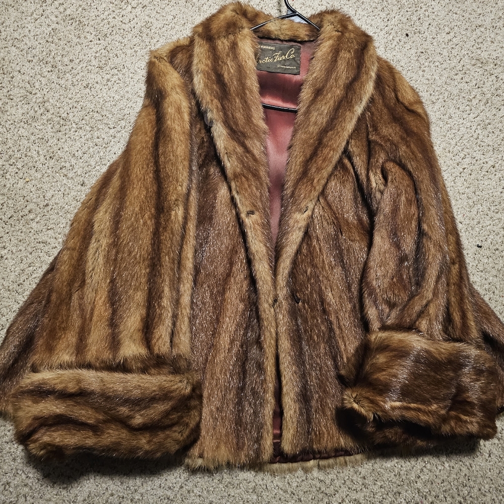 Beautiful Vintage Fur BIG CUFFS